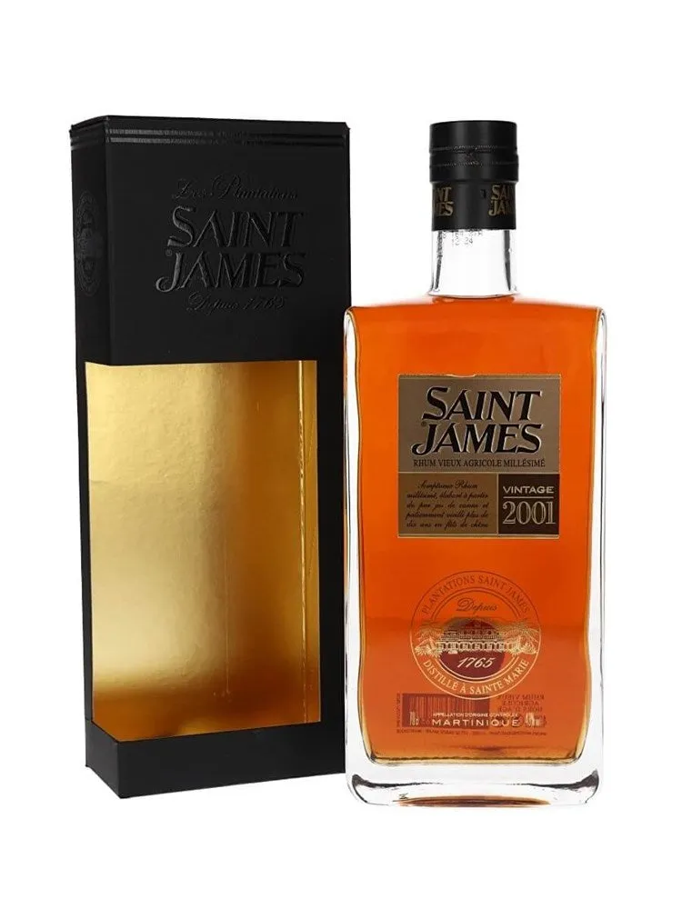 Saint James Tres Vieux Millesime 2001 Rhum Agricole 700mL