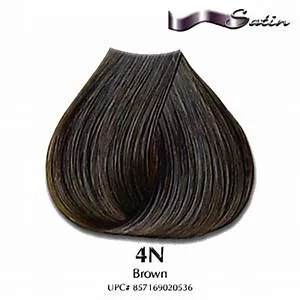 Satin hair color Nutural 4N Brown Cover Gray 3oz