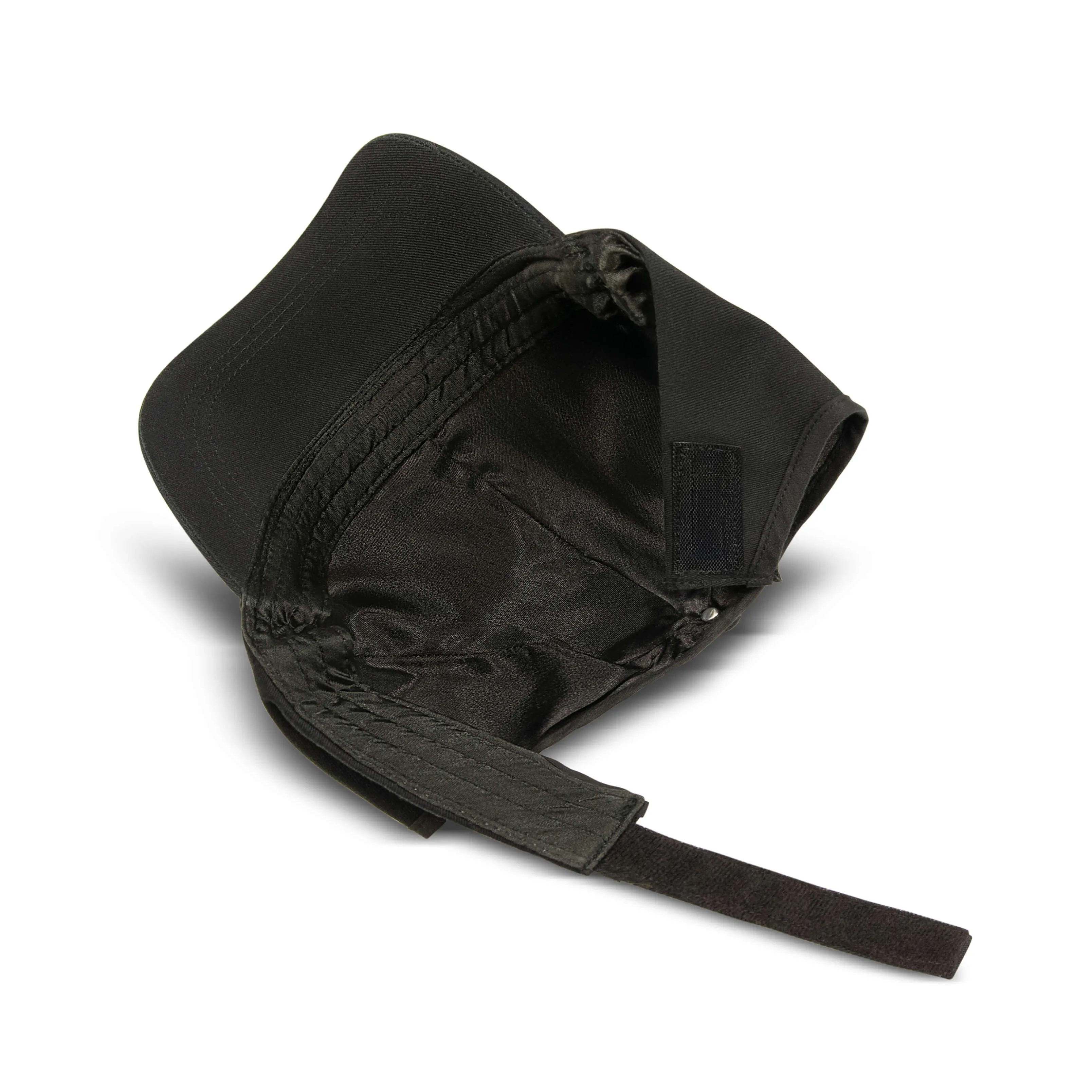 Satin Lined Culture Cap - Black