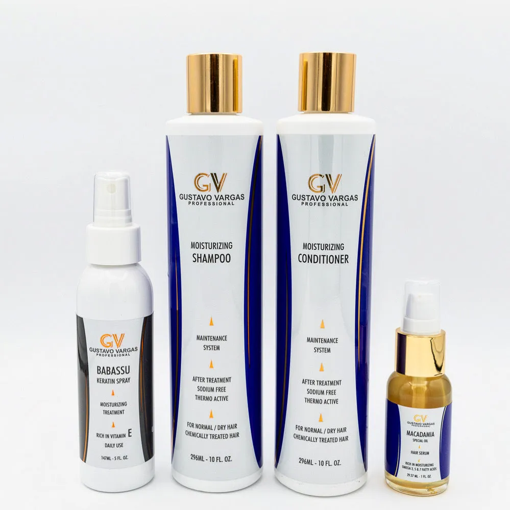 Shampoo, Conditioner, Babassu and Macadamia Oil Kit