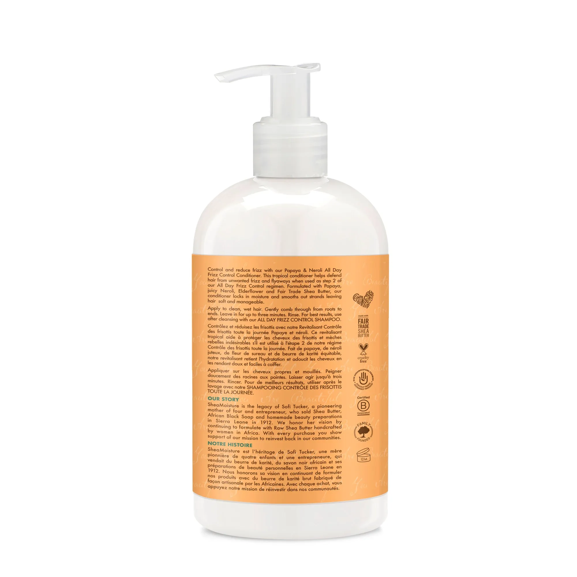 SheaMoisture Papaya & Neroli Frizz Control Conditioner 384mL