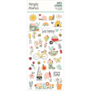 Simple Stories Puffy Stickers [Collection] - Full Bloom