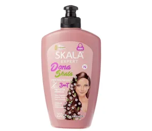 Skala Expert "Dona" Styling Cream 250g - 100% Vegan - With Vegetable Oils That Strengthen And Give Hair Shine