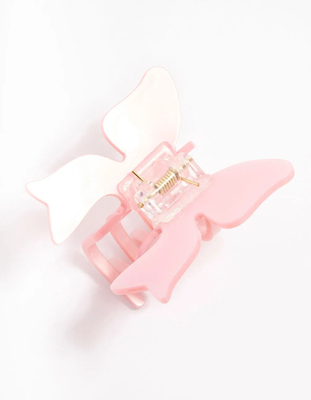 Small Acrylic Bow Claw Clip