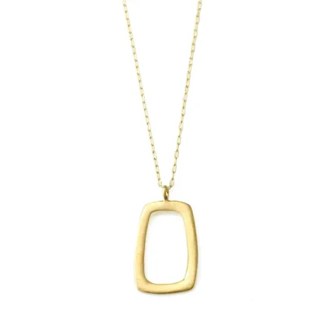 Small Rectangle Necklace