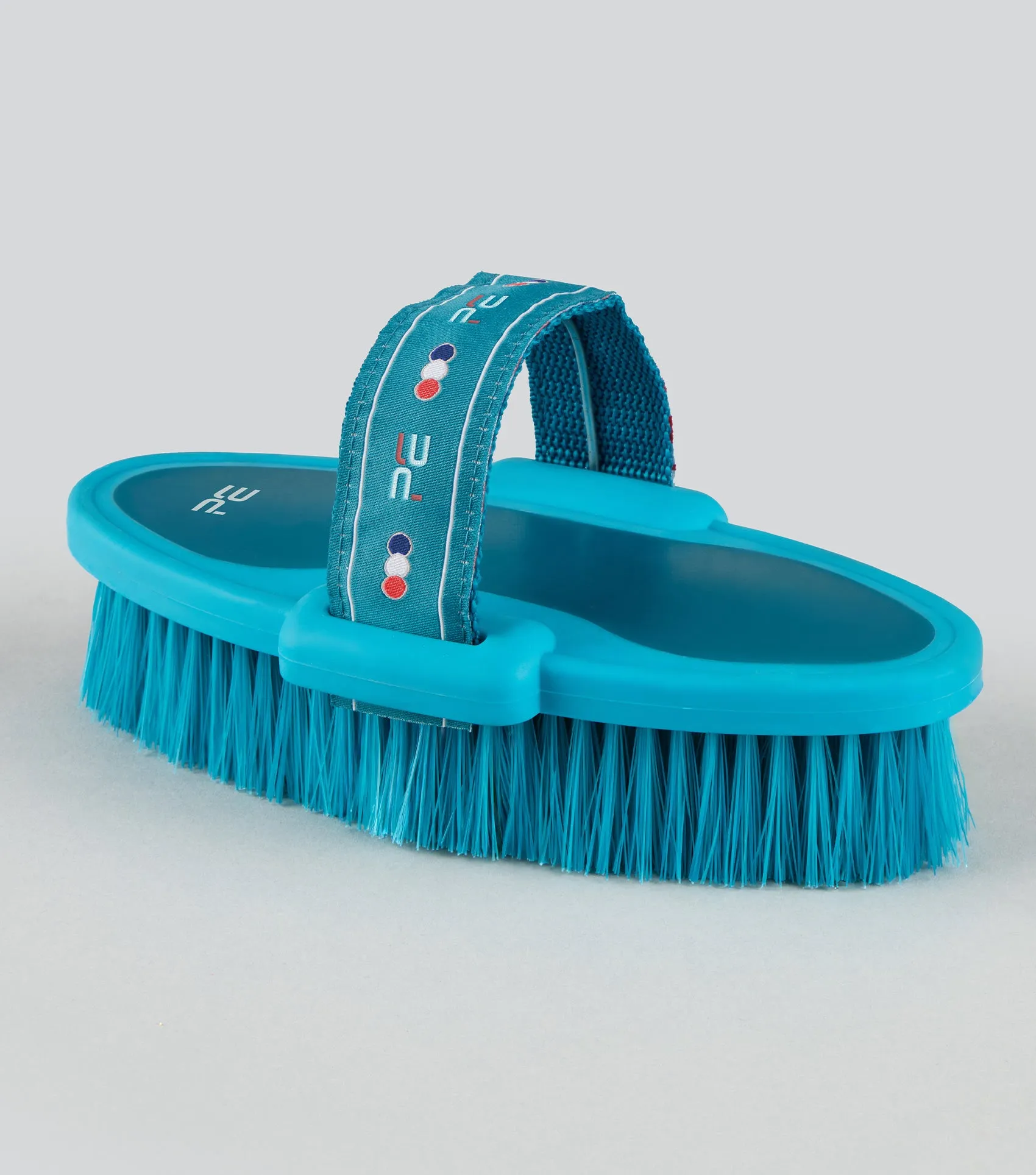 Soft-Touch Body Wash Brush Med Blue & Peacock