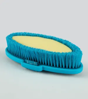 Soft-Touch Body Wash Brush Med Blue & Peacock