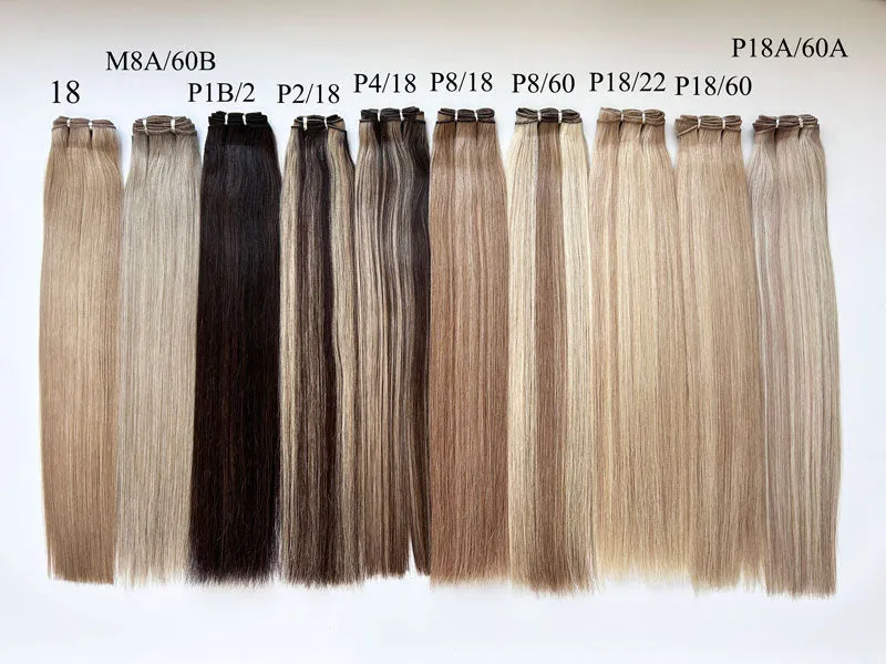 Stock Machine Weft /Luxury Hair /20"/100g