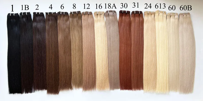Stock Machine Weft /Luxury Hair /20"/100g