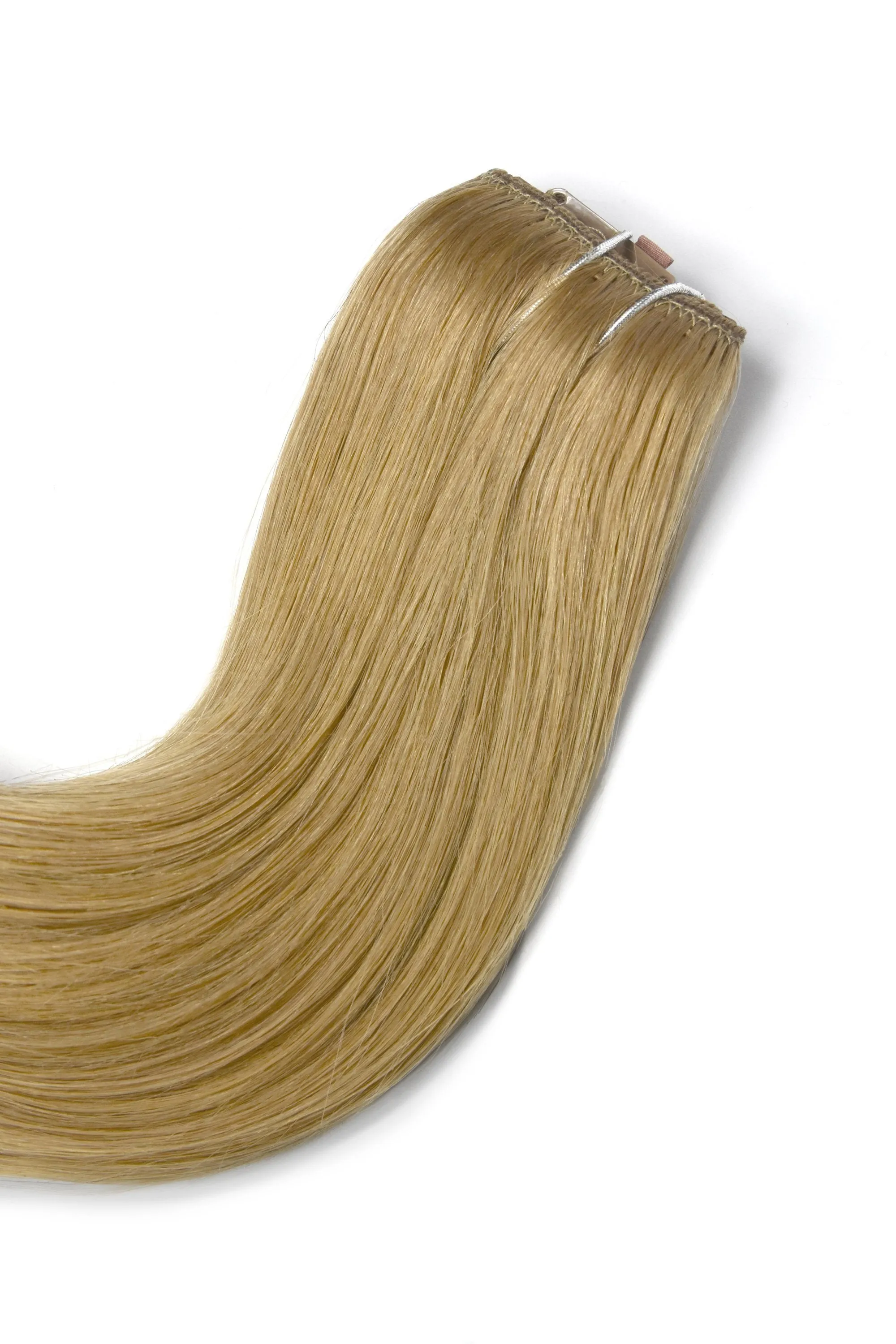 Strawberry/Ginger Blonde (#27) Quad Weft Clip In One Piece Hair Extensions