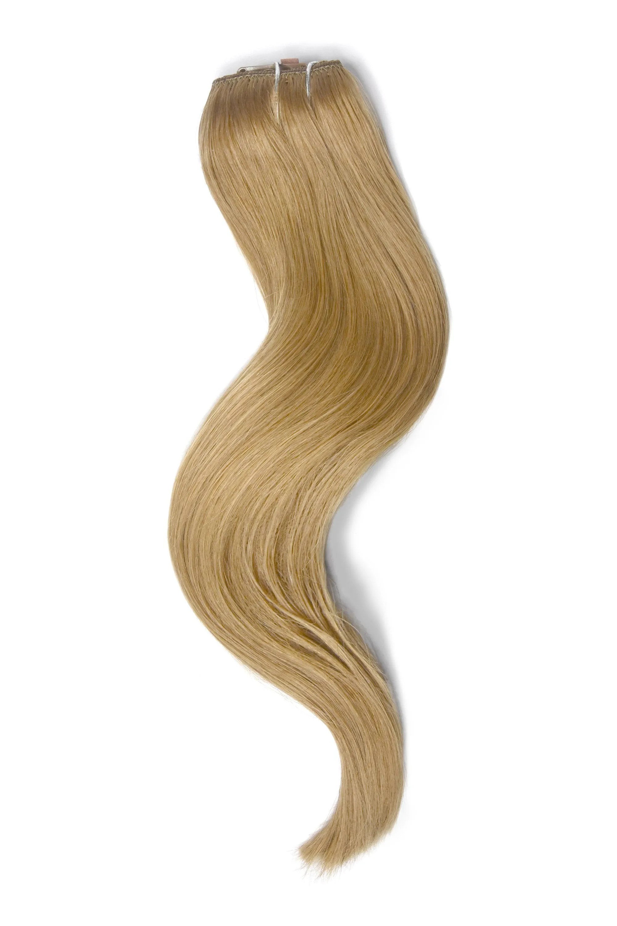 Strawberry/Ginger Blonde (#27) Quad Weft Clip In One Piece Hair Extensions