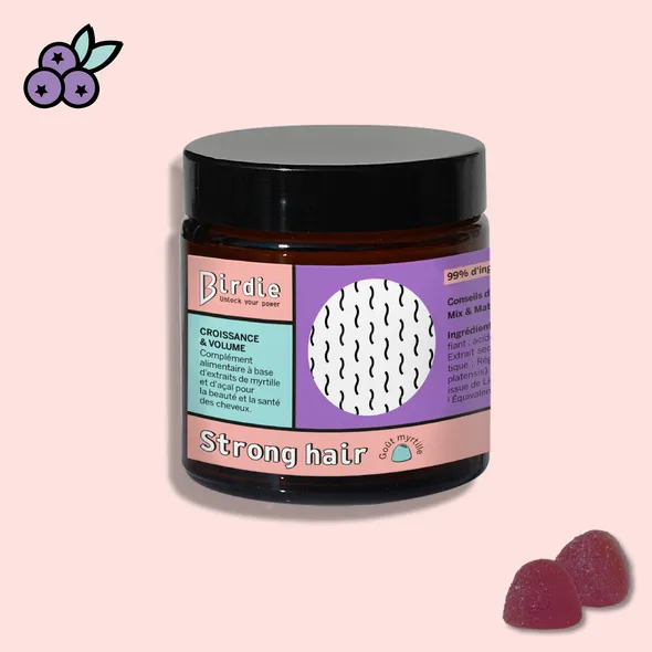 Strong Hair - Gummies Croissance et Volume des cheveux