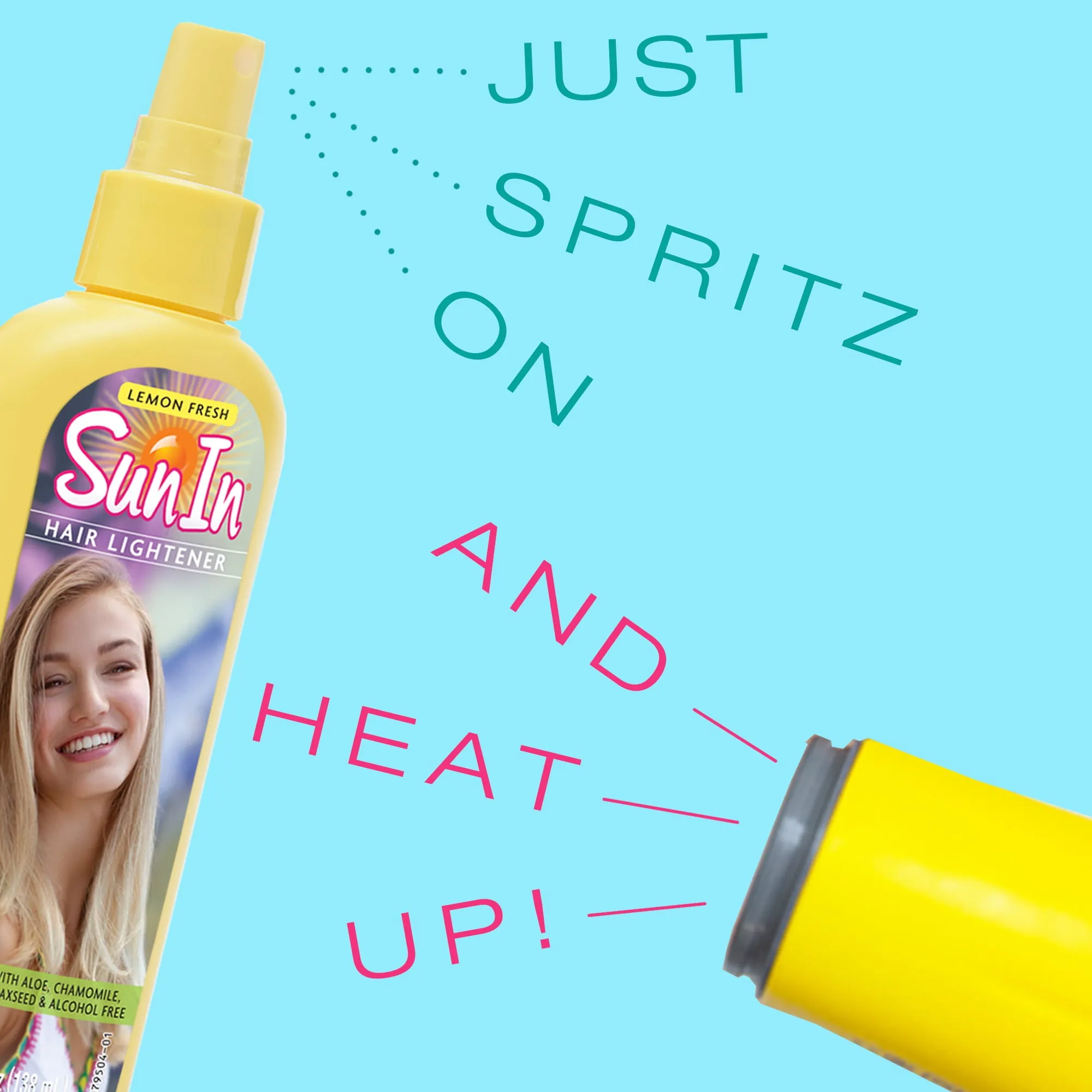 Sun In Hair Lightener Shine Enhancing Spray, Lemon, 4.7 oz (2 Pack)Free Shipping