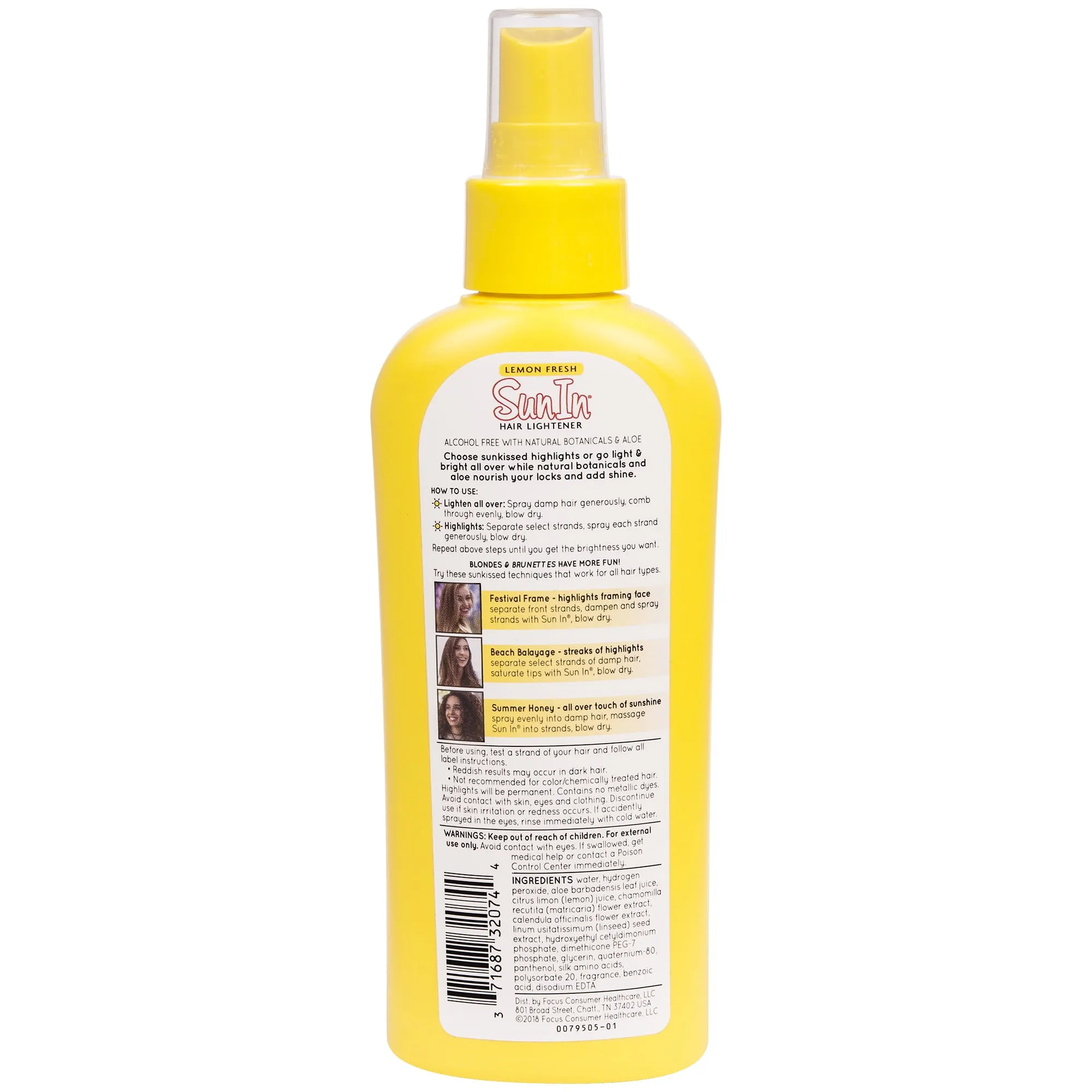 Sun In Hair Lightener Shine Enhancing Spray, Lemon, 4.7 oz (2 Pack)Free Shipping