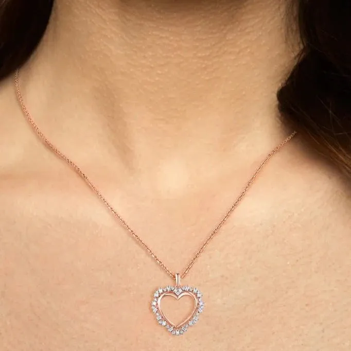 Sweet Heart with Diamond Pendant