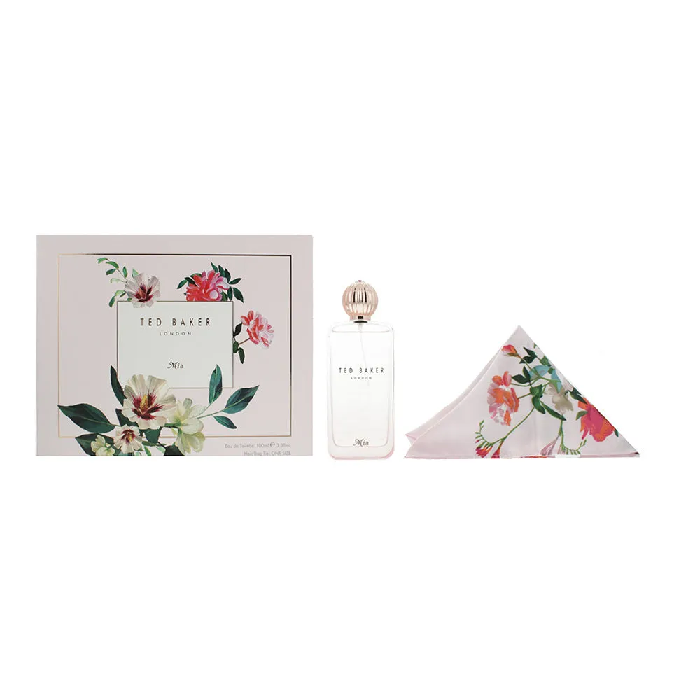Ted Baker Mia 2 Piece Gift Set Eau De Toilette 100ml - Hair Tie