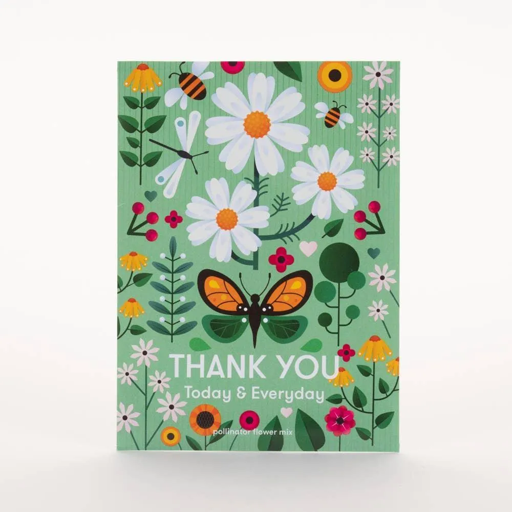 Thank You - Pollinator Flower Mix Seed Packet