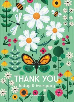 Thank You - Pollinator Flower Mix Seed Packet