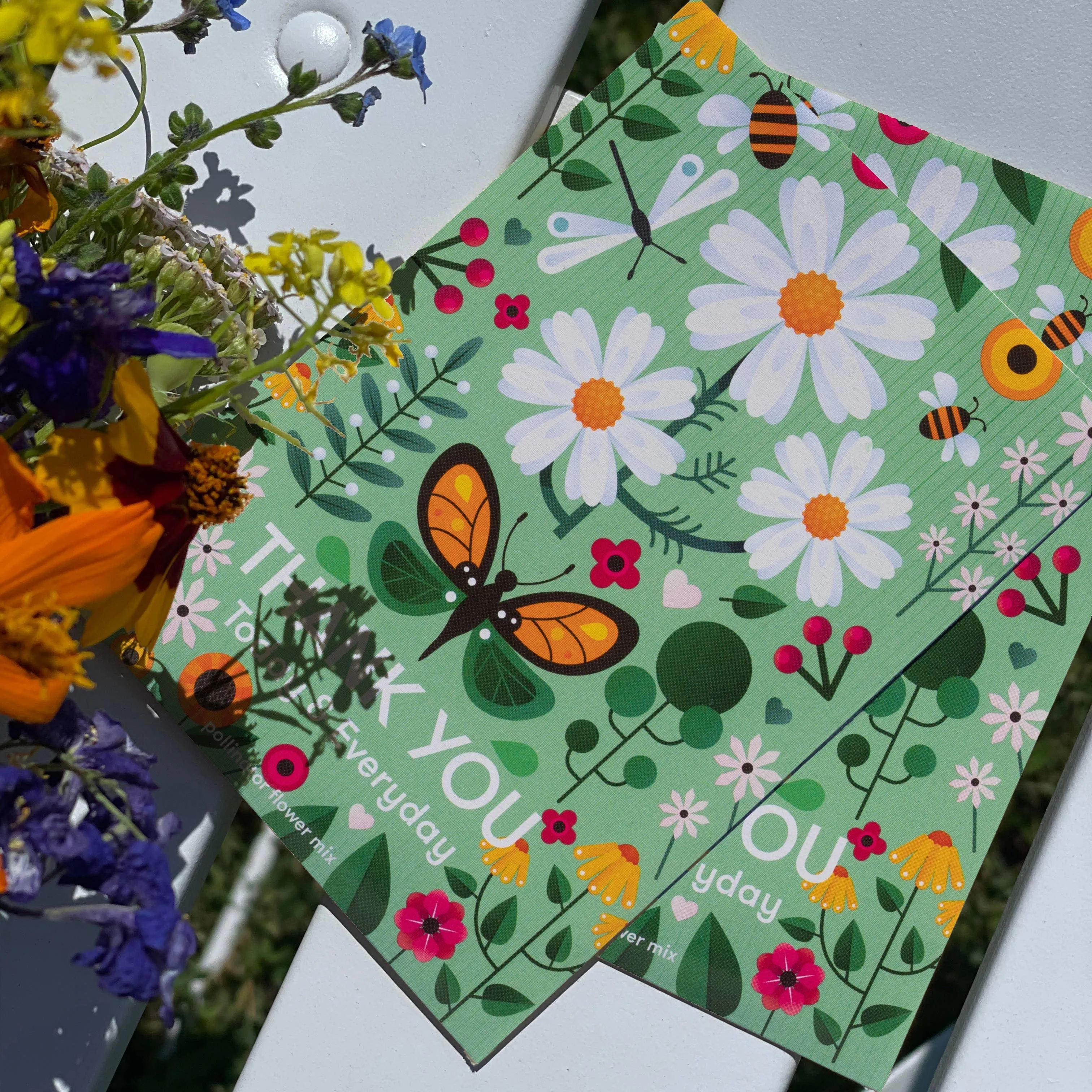 Thank You - Pollinator Flower Mix Seed Packet
