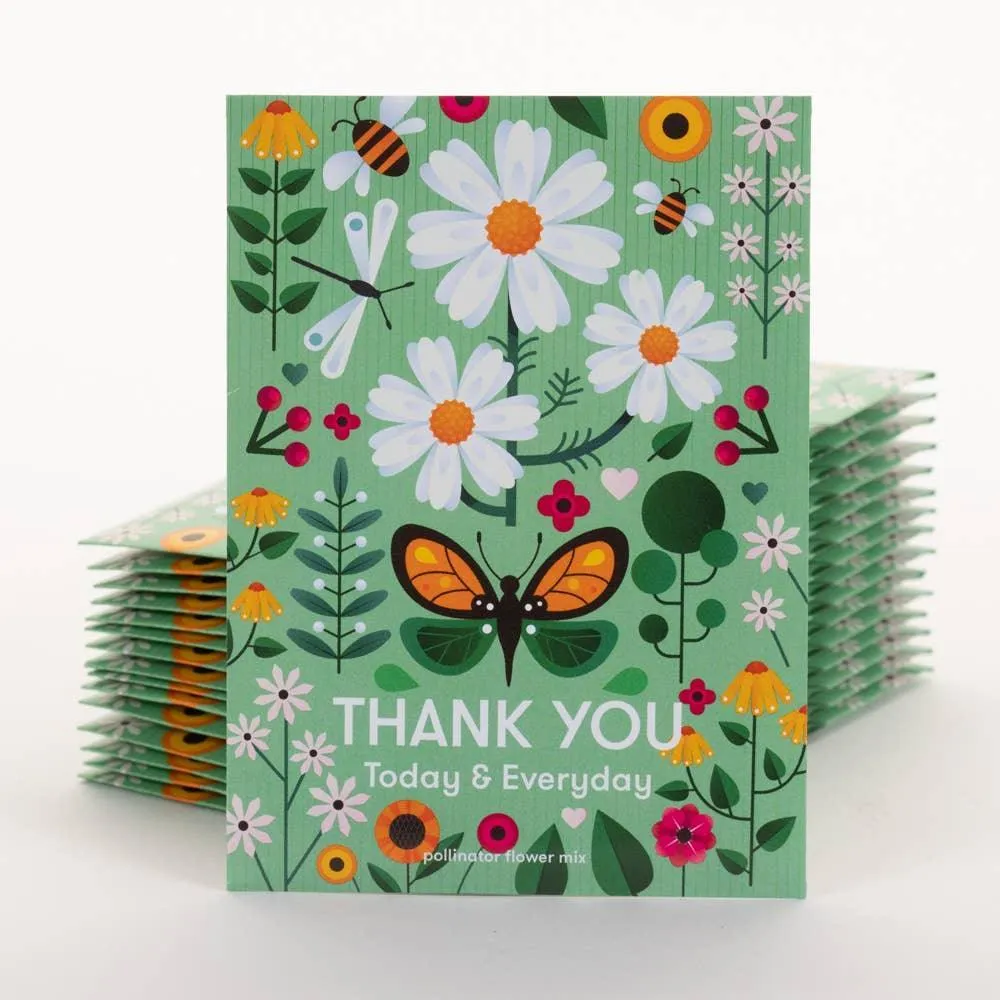 Thank You - Pollinator Flower Mix Seed Packet