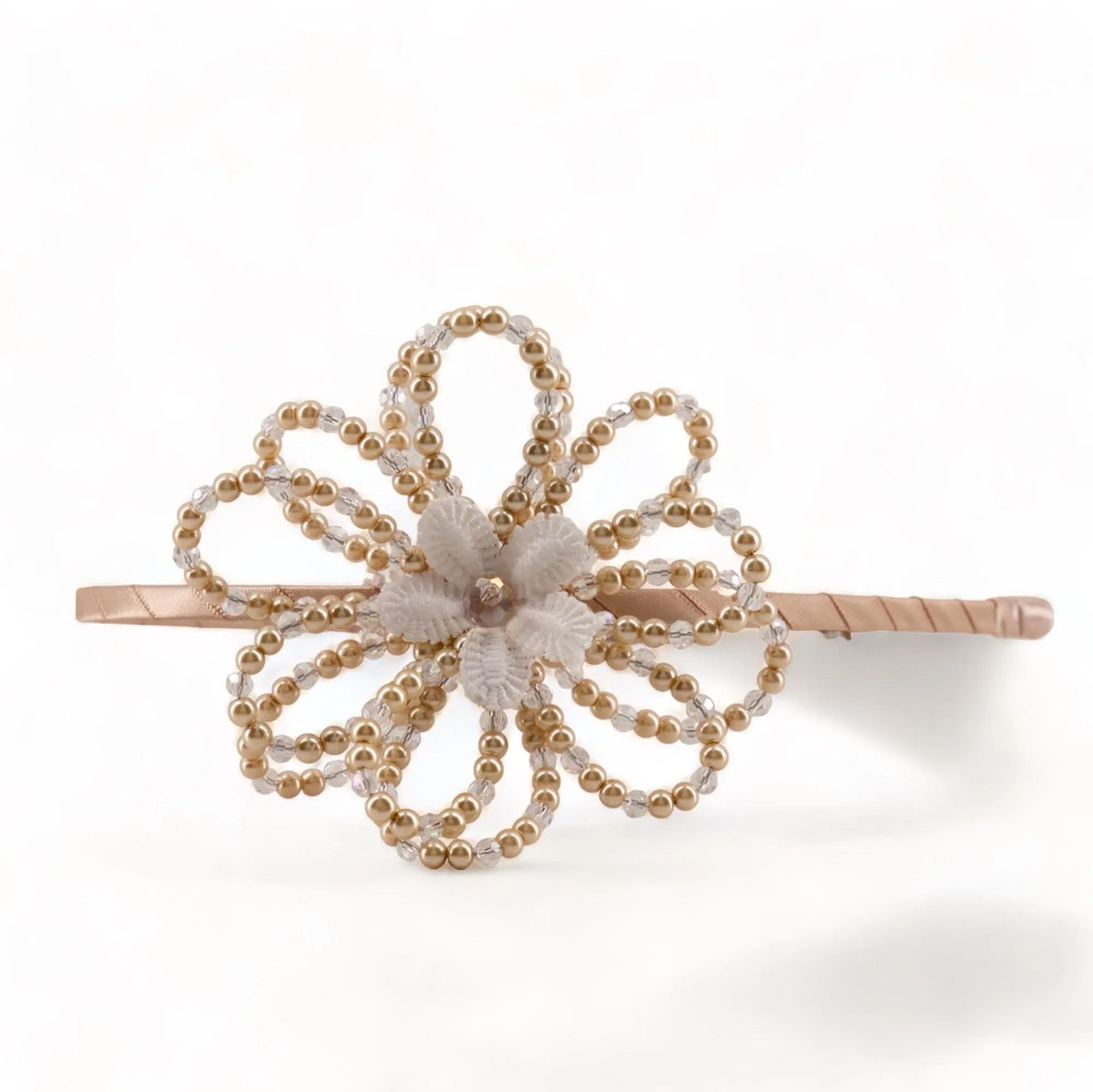 The Luxury Fairy Petal Pearl Headband
