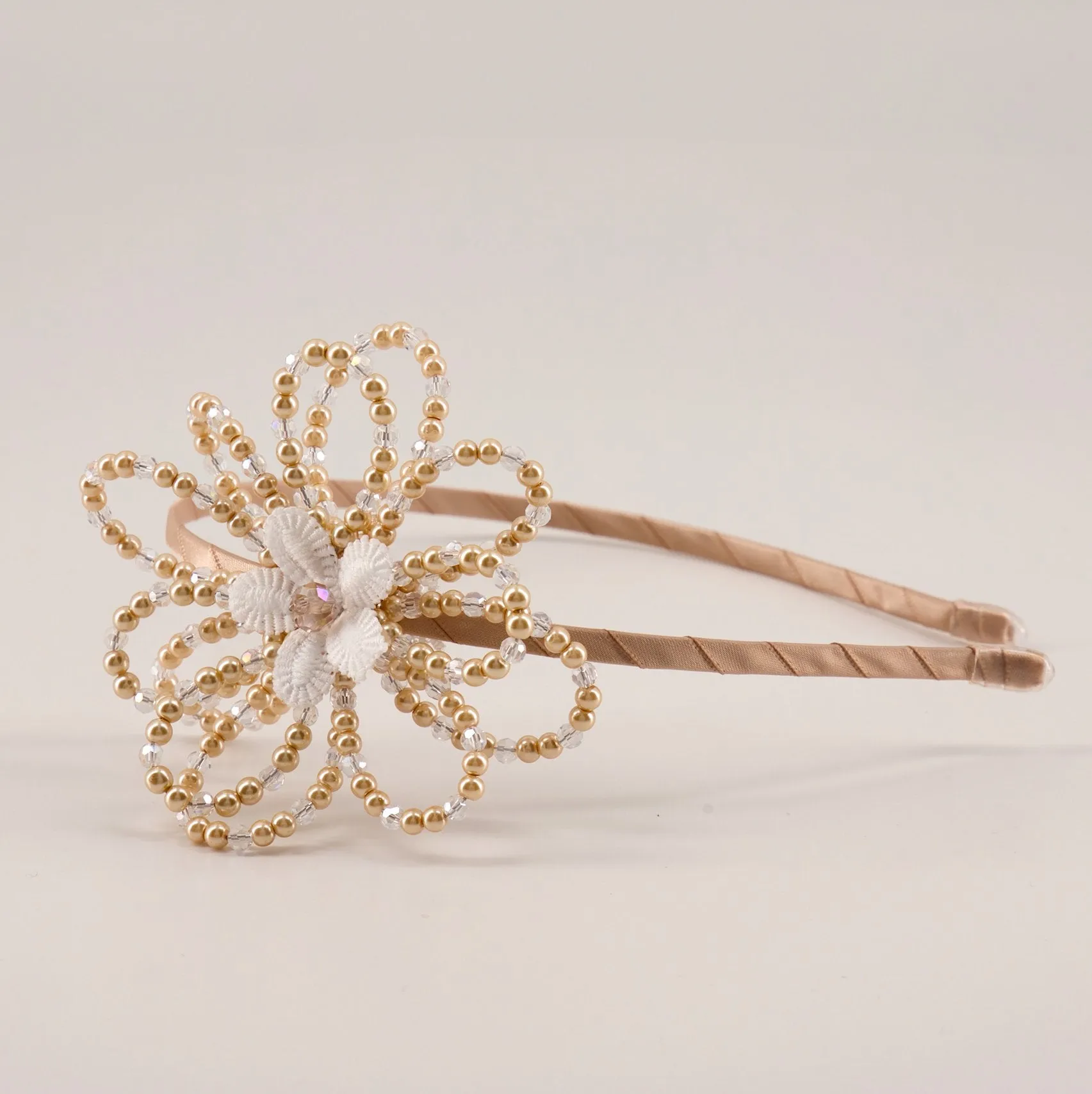 The Luxury Fairy Petal Pearl Headband