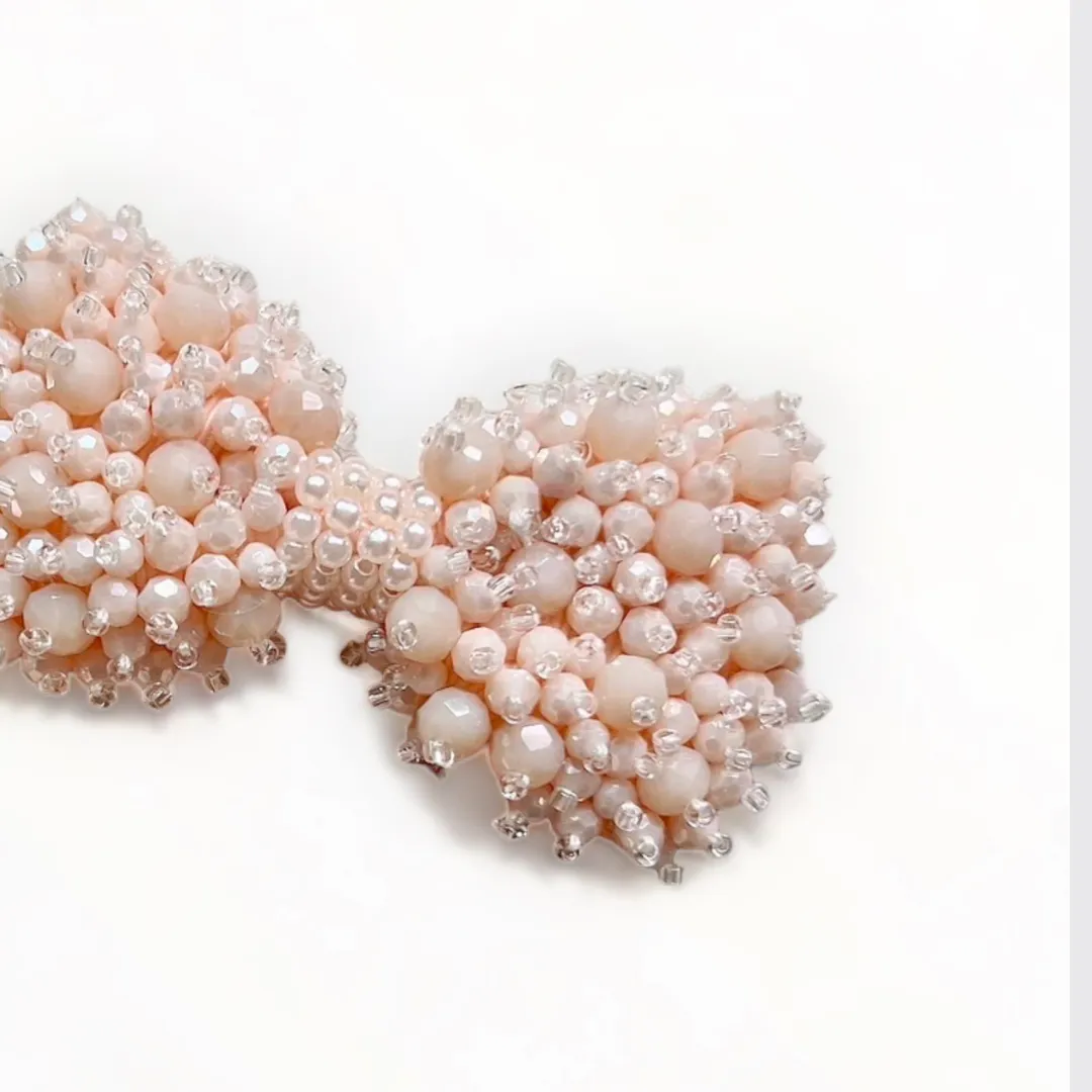 The Stargazer Girls Crystal Bow Hair Clip