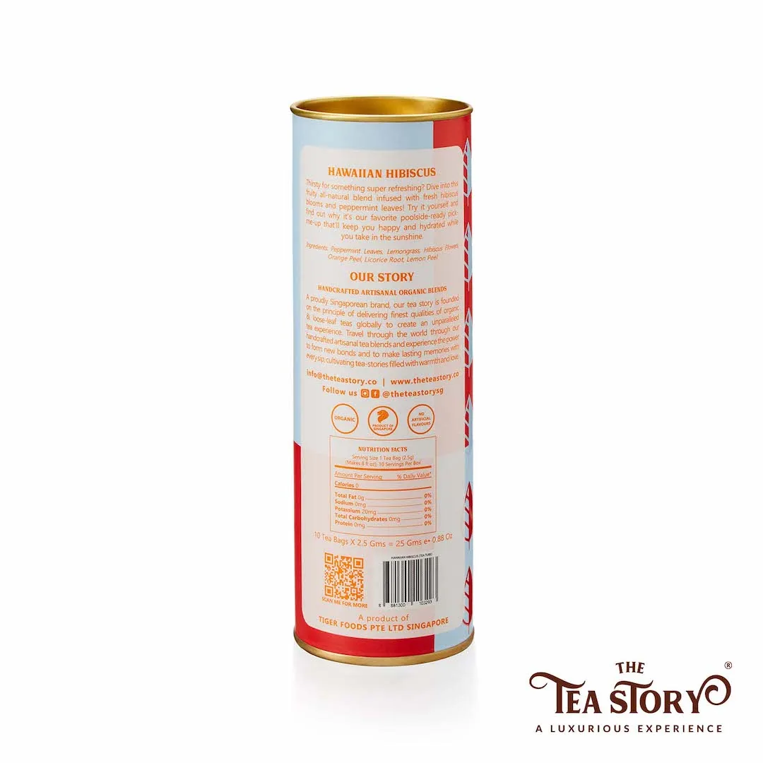 The Tea Story Hawaiian Hibiscus Tea Tube