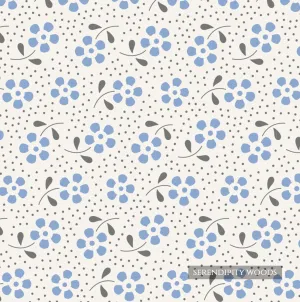 Tilda Meadow Basics Meadows Blue 130089 by Tone Finnanger