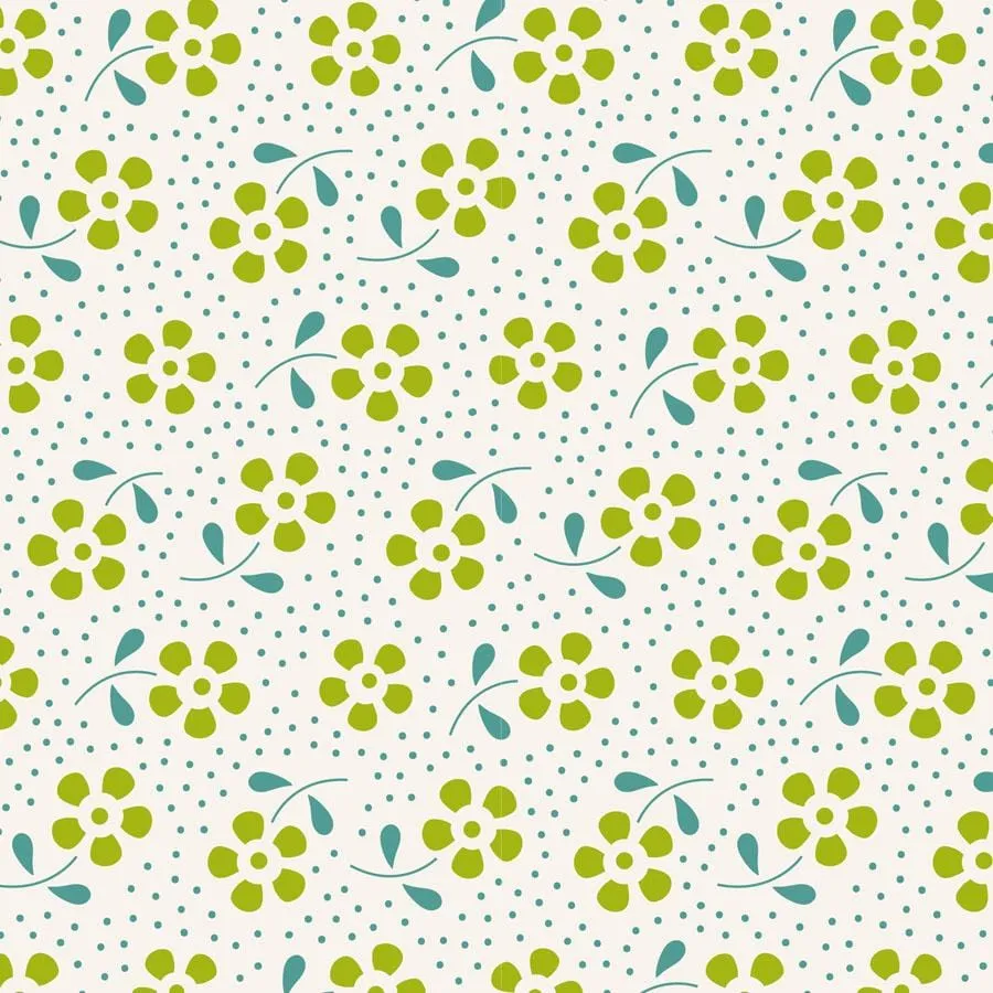 Tilda Meadow Basics Meadows Green 130091 by Tone Finnanger
