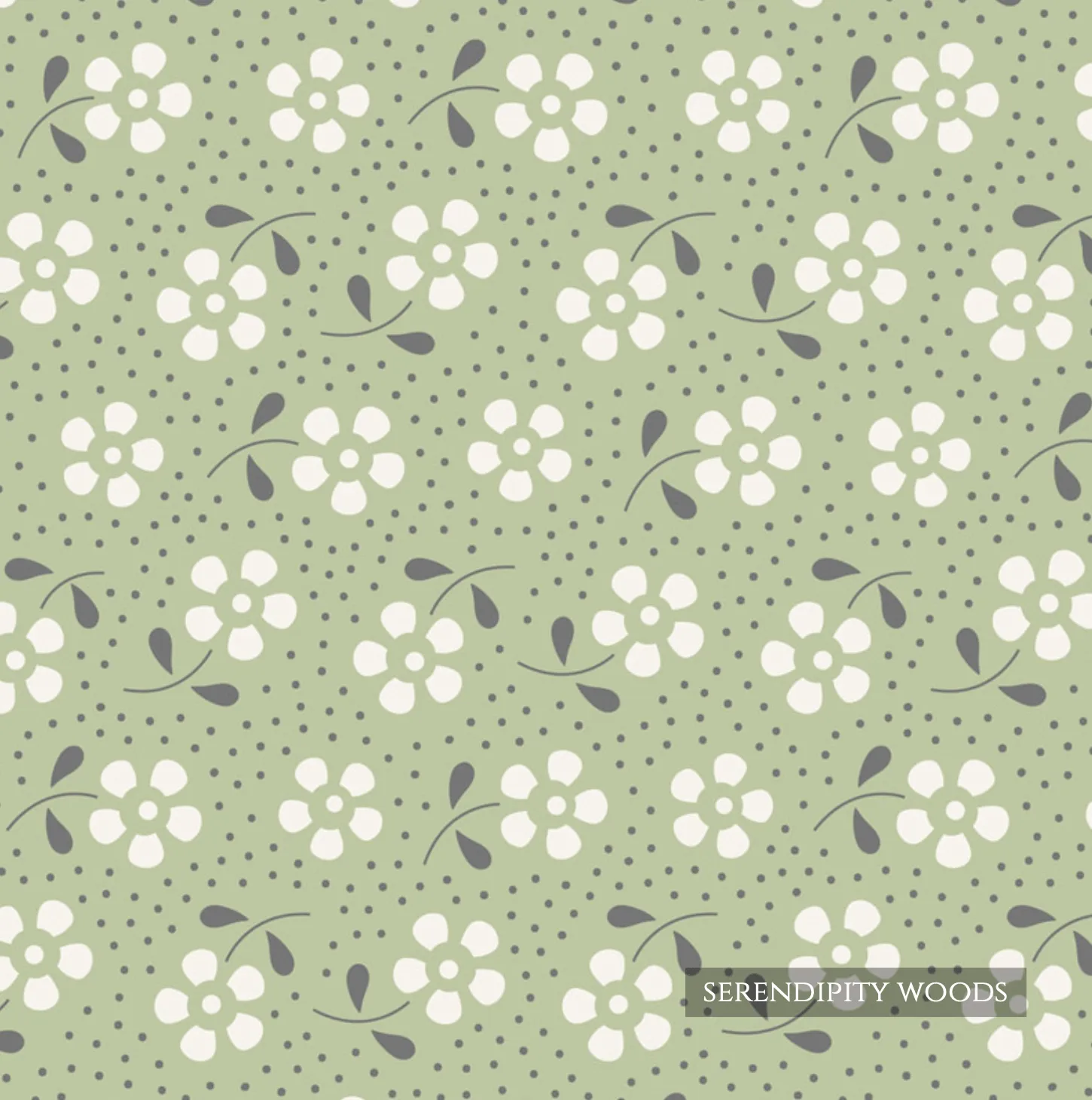 Tilda Meadow Basics Meadows Pine 130092 by Tone Finnanger