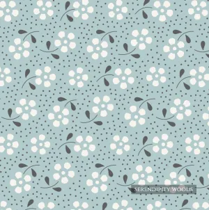 Tilda Meadow Basics Meadows Teal 130086 by Tone Finnanger