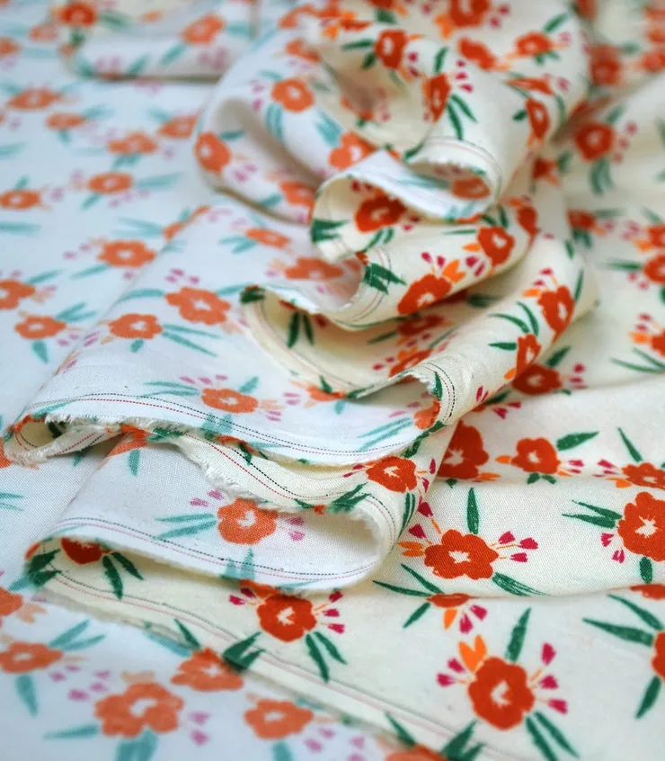 Tissu Viscose Poppy - Prairie COUPON 110x140cm