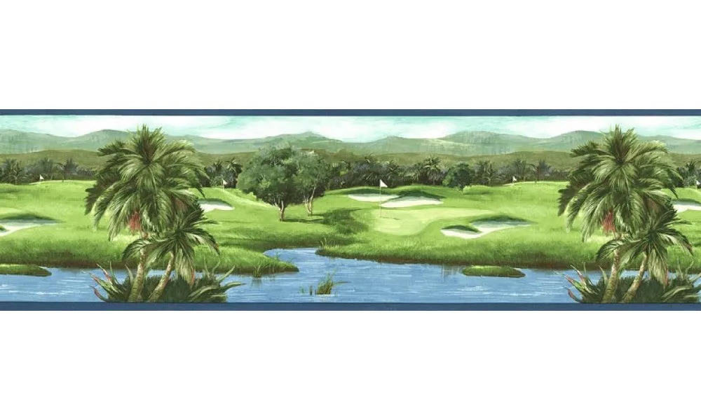 Tropical B75082 Wallpaper Border
