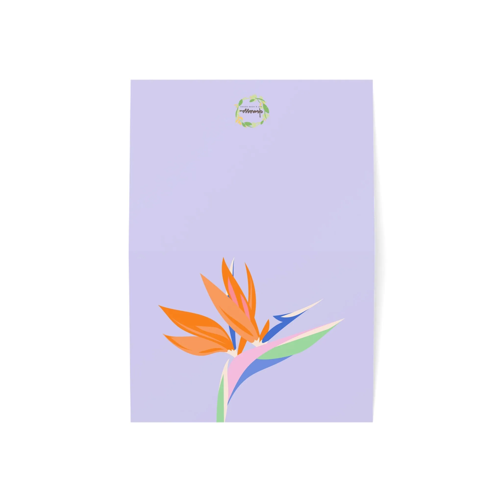 Tropical Flowers Greeting Cards - Birds of Paradise