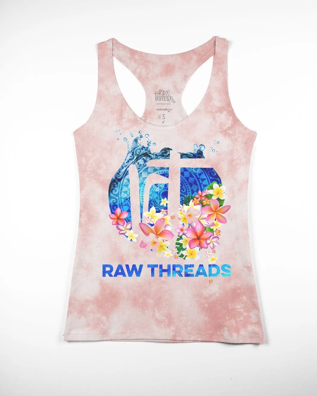 Tropical Flowers Raw Threads Logo