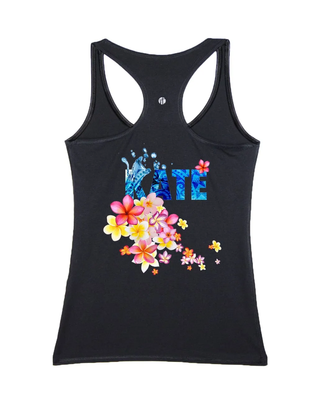 Tropical Flowers Raw Threads Logo
