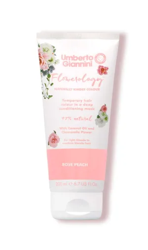 Umberto Giannini - Flowerology - Masque colorant temporaire "rose peach"  - 200ml