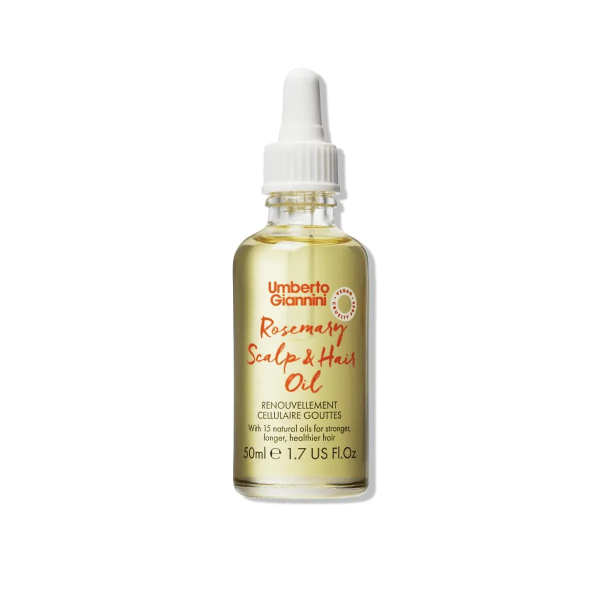 Umberto Giannini Huile pour cuir chevelu et cheveux au romarin 150ml