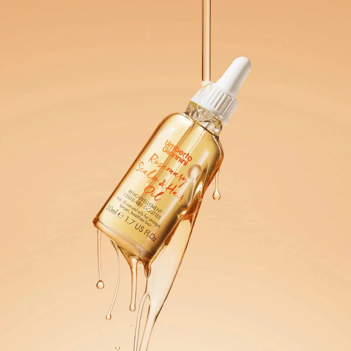 Umberto Giannini Huile pour cuir chevelu et cheveux au romarin 150ml