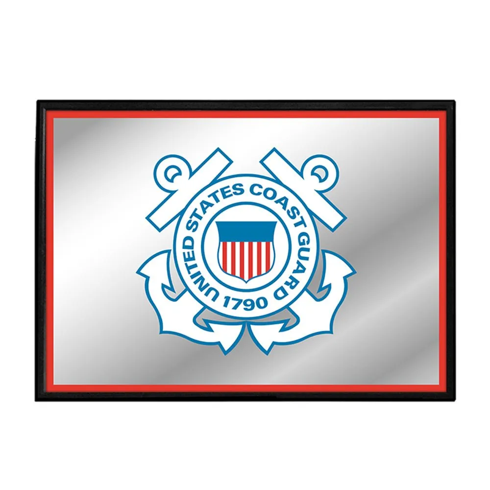 US Coast Guard: Framed Mirrored Wall Sign