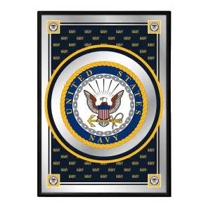 US Navy: Seal, Pride Design - Framed Mirrored Wall Sign