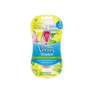 Venus Tropical Disposable Razors  3 pack