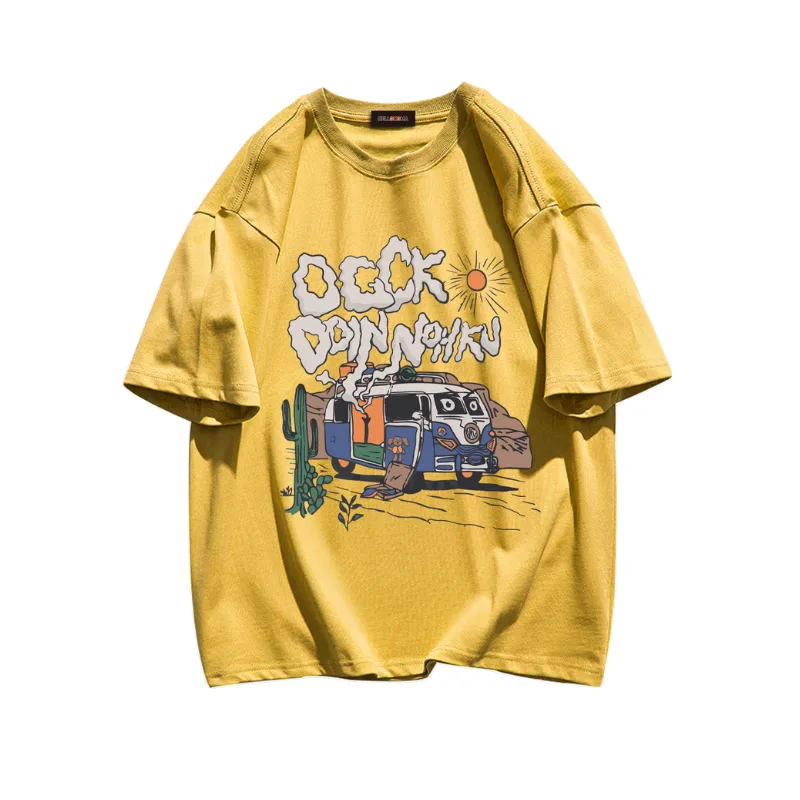 Vintage Cartoon Bus T-Shirt