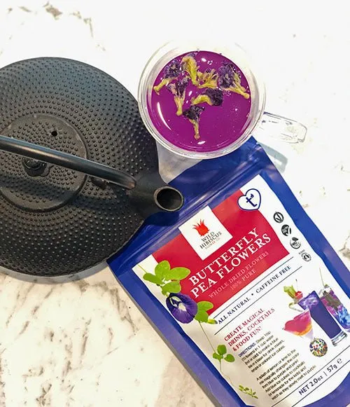 Whole Butterfly Pea Flowers 57g