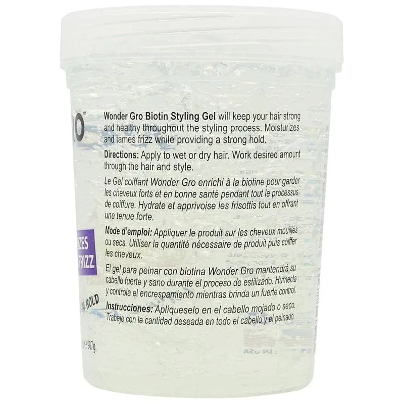 Wonder Gro Biotin Styling Gel 907g