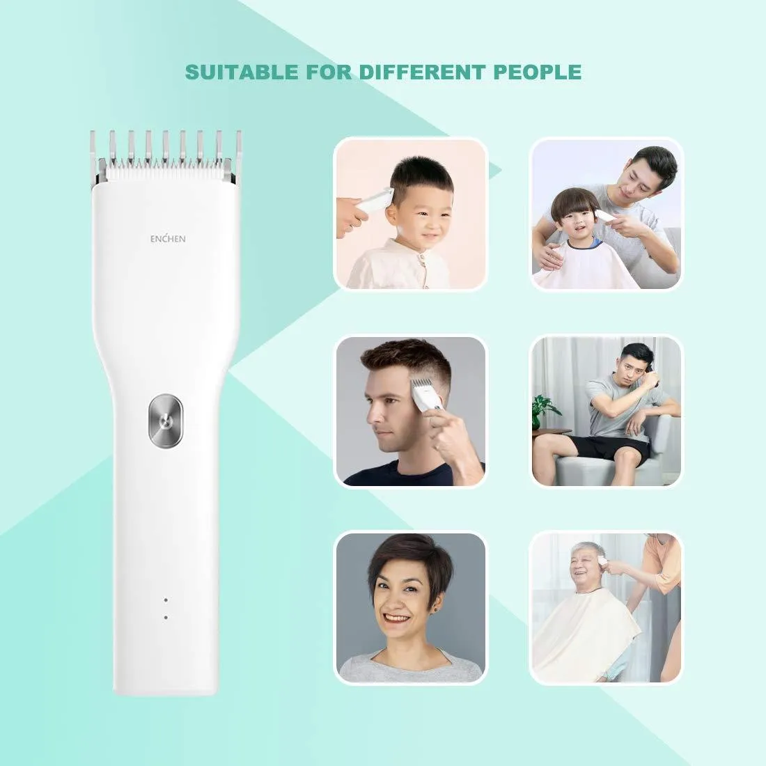 Xiaomi Enchen Men's Electric Hair Clippers Trimmer
