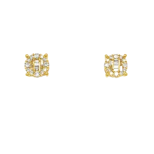 Yellow Gold diamond ring 10K(0.46ct)