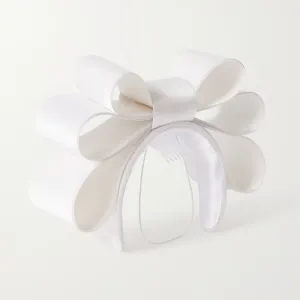 Zinnia Bow-detailed Silk-blend Sateen Headband